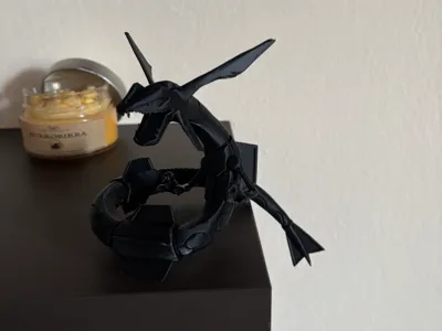 black Pokemon Rayquaza model