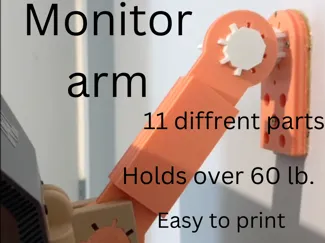 Customizable monitor arm vesa monitor compatible