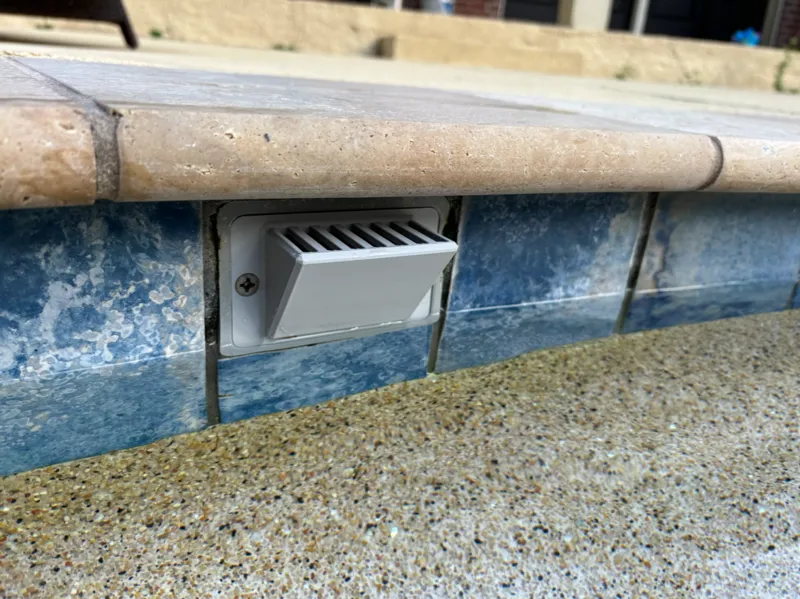 Pool Overflow Drain Cover - USE LESS WATER!
