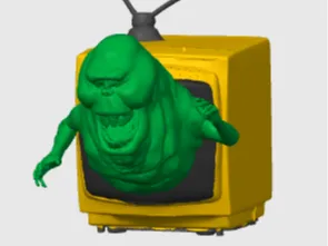 Ghostbusters slimer TV