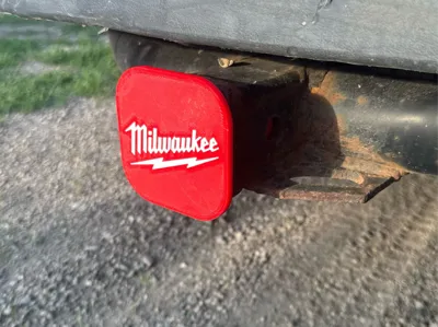 Milwaukee 2" Trailer Hitch Cover (AMS Multi-Color)