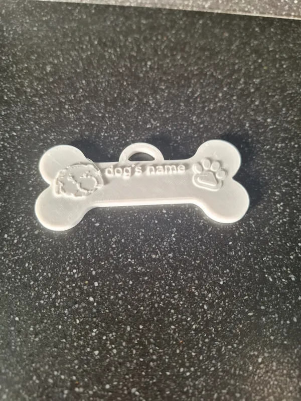 Dog name tag