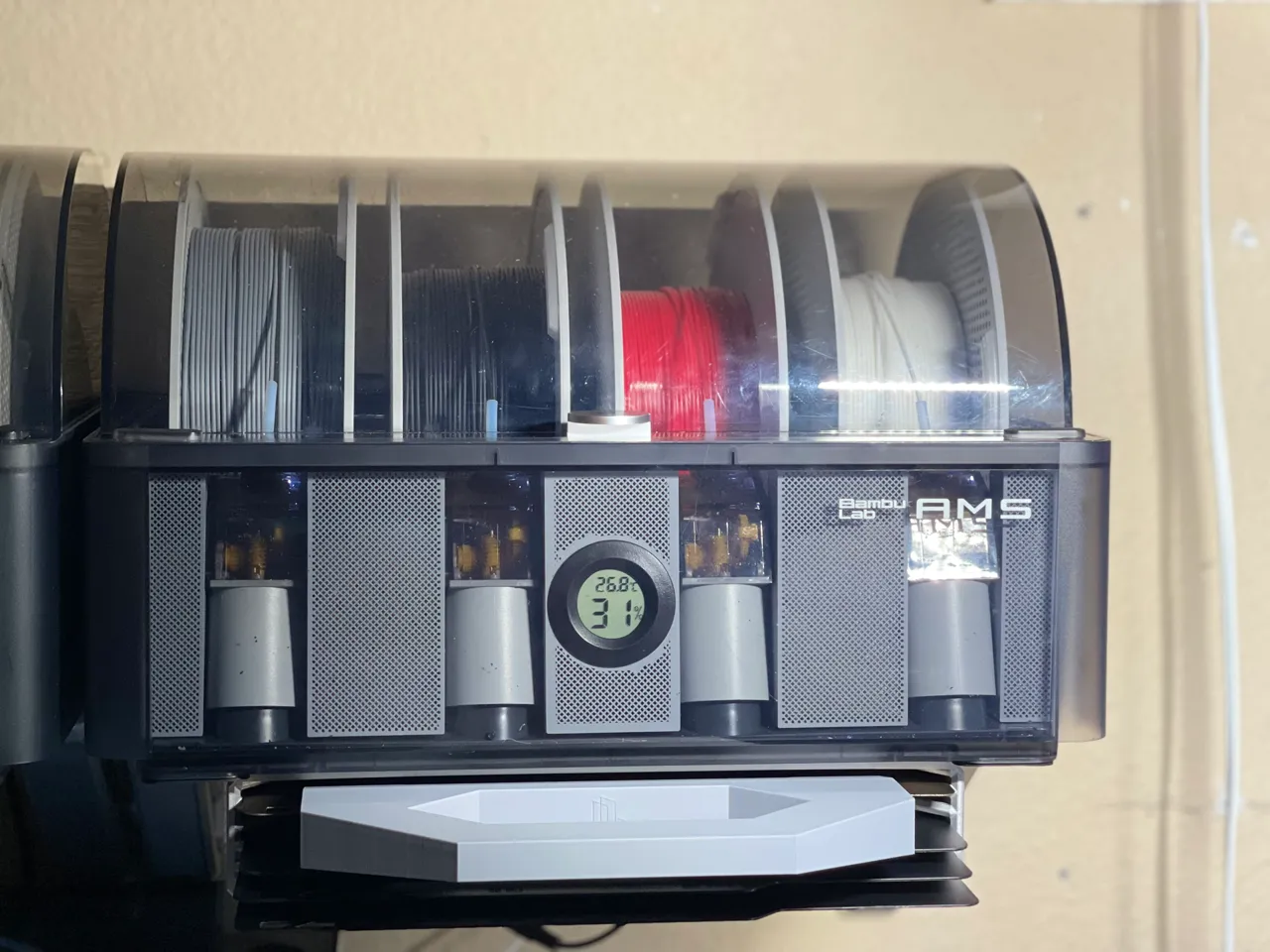 SPILLPROOF AMS Desiccant Box - ROUND Hygrometer view 4
