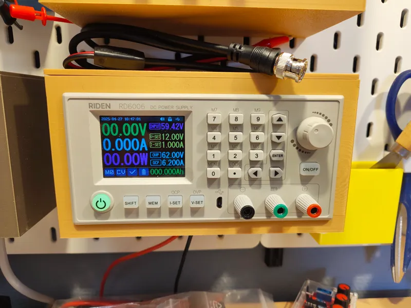 Skadis box for the RIDEN  RD6006 Power Supply