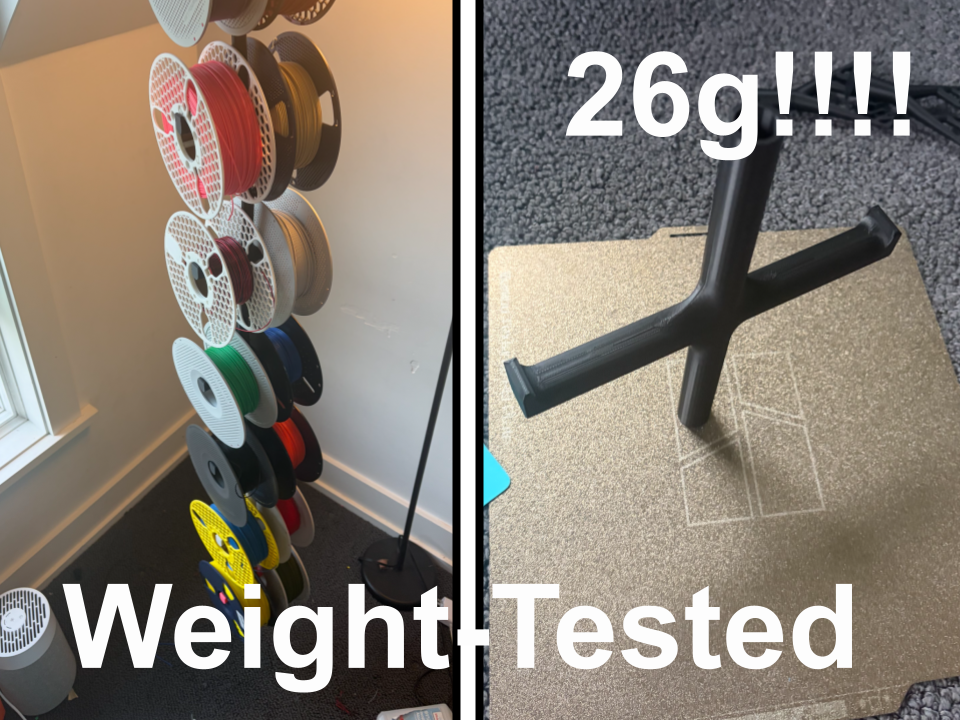 Low-Cost Filament Rack