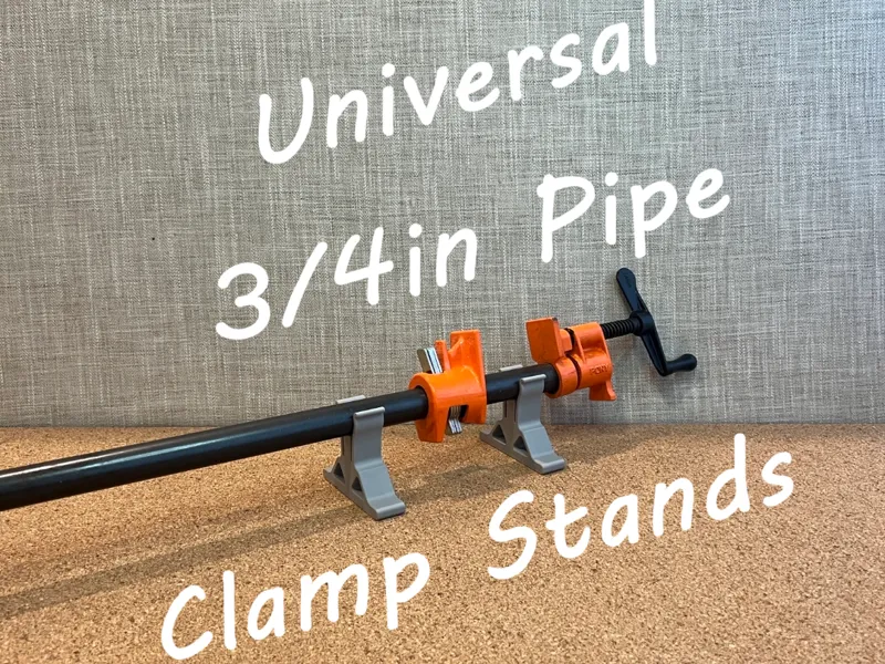 Universal 3/4 inch Bar Clamp Stands