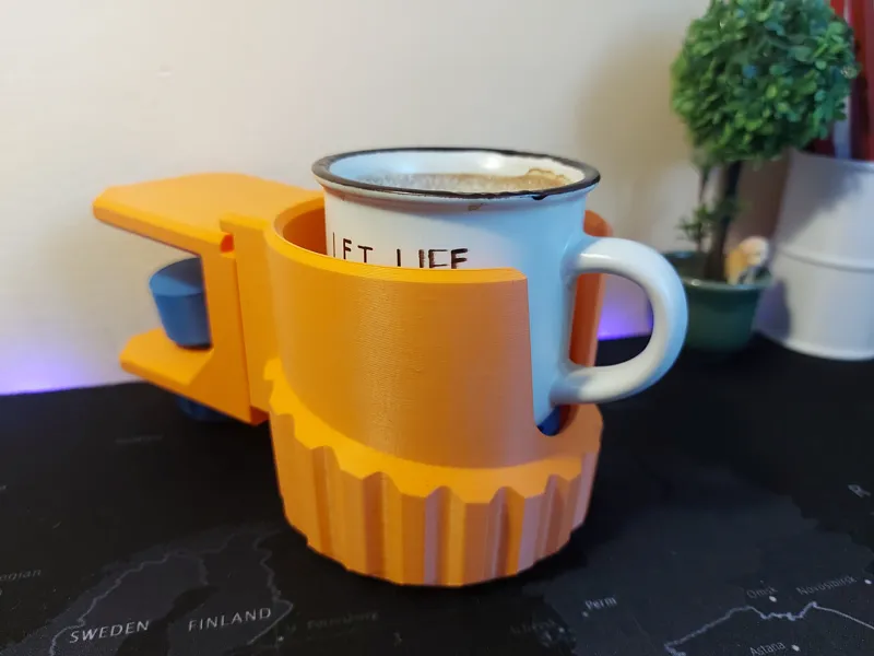 Cup base for ''Bottle and can holder for desk''