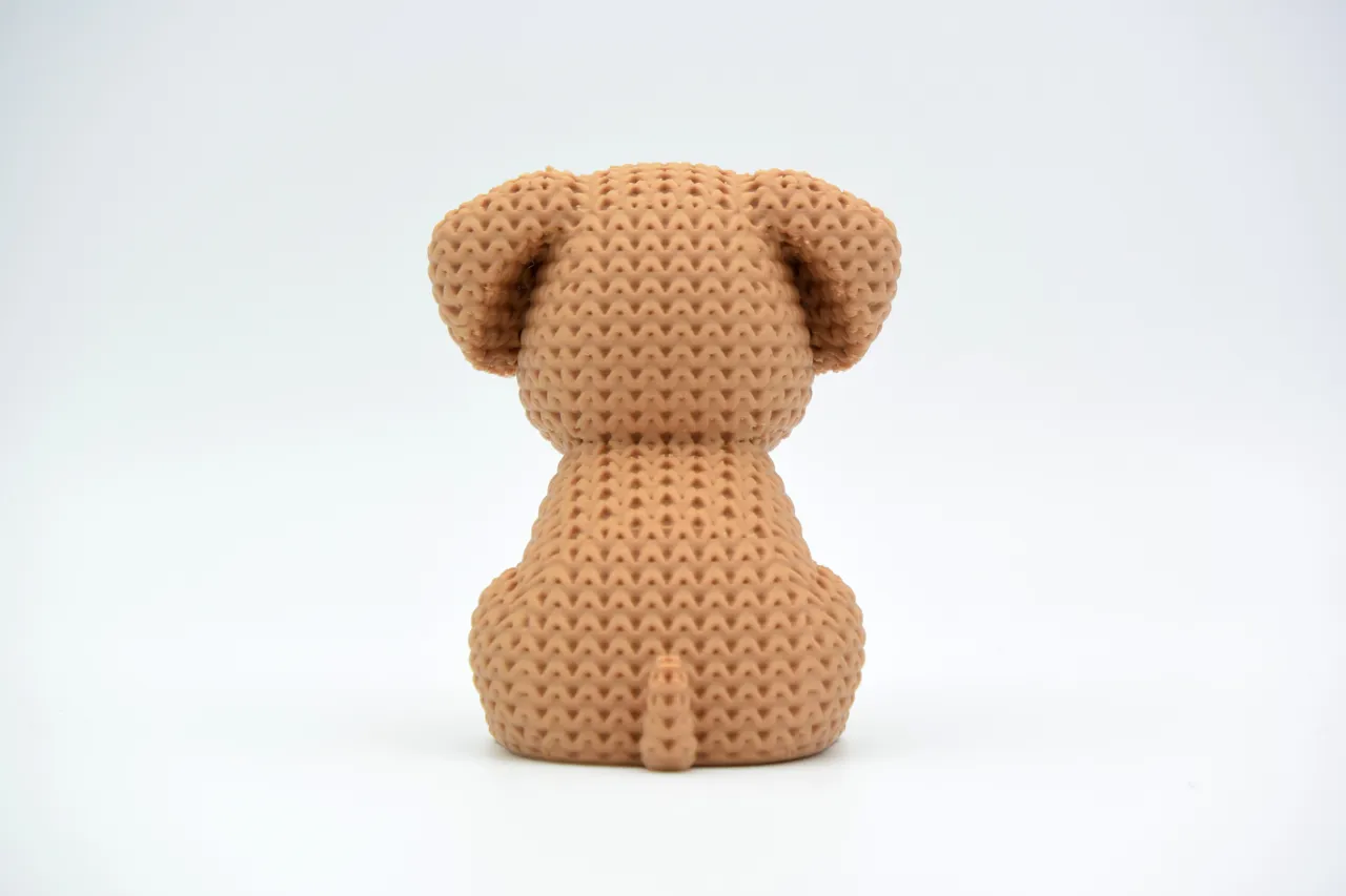 Knitted Dog view 3