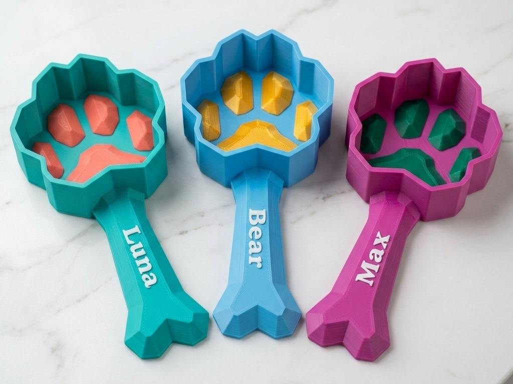 [V2] Personalized Pet Food Scoop - Custom Pet Name
