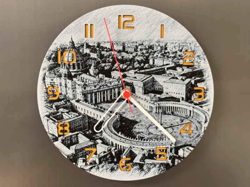 Wall / table clock sightseeing Vatican City