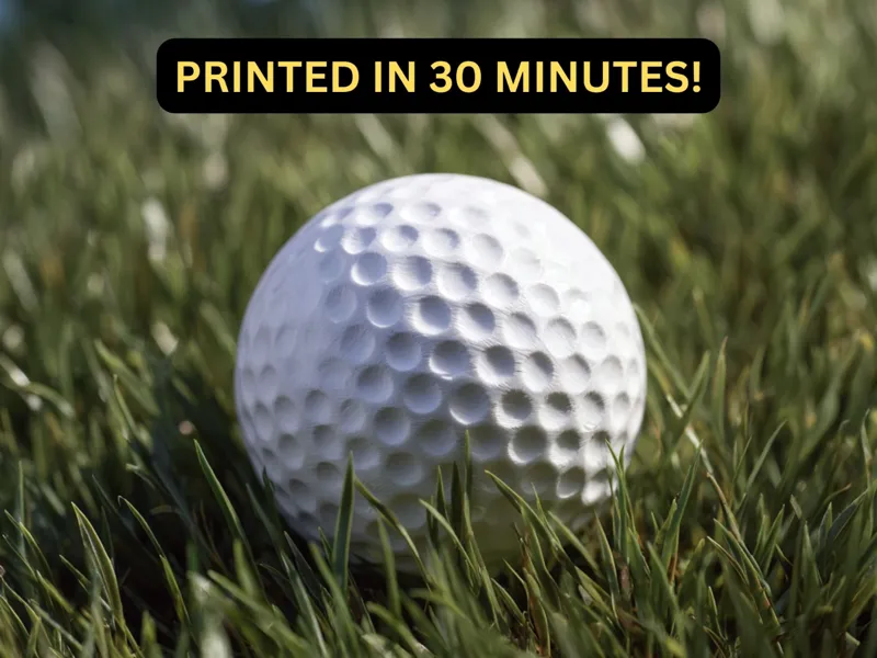 Golf Ball - Super FAST! (true size)