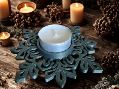 Snowflake Tealight Holder