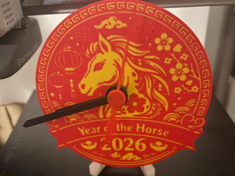 Time to Run – Horse Clock