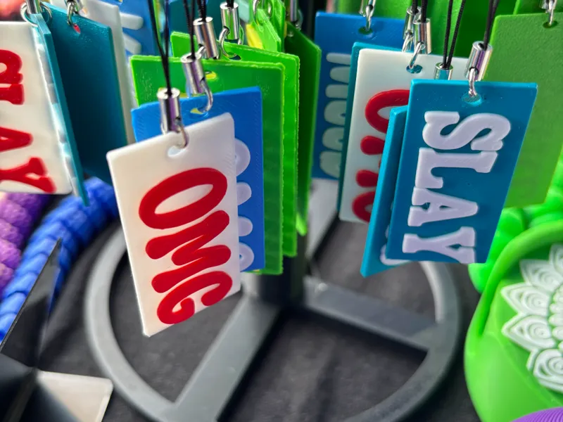 OMG Keychain | Fun 3D Print STL Gift