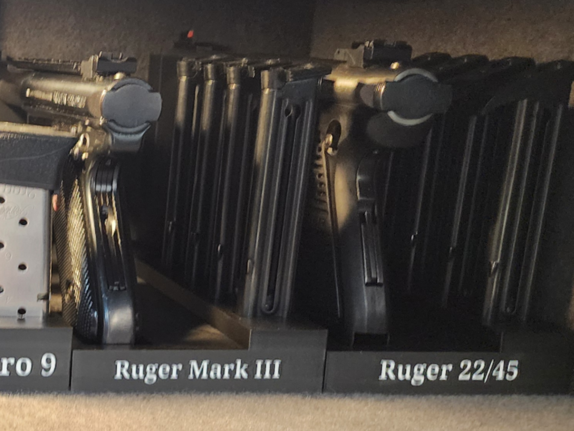 Ruger 22/45 for 1" and 1-1/2" suppressor