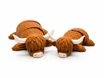 Letrero o emblema decorativo: Flexi Highland Cow — vista de referencia 3