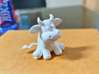 可爱小牛桌面摆件
