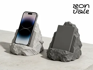 Realistic Stone 写实石材手机底座 Phone Stand