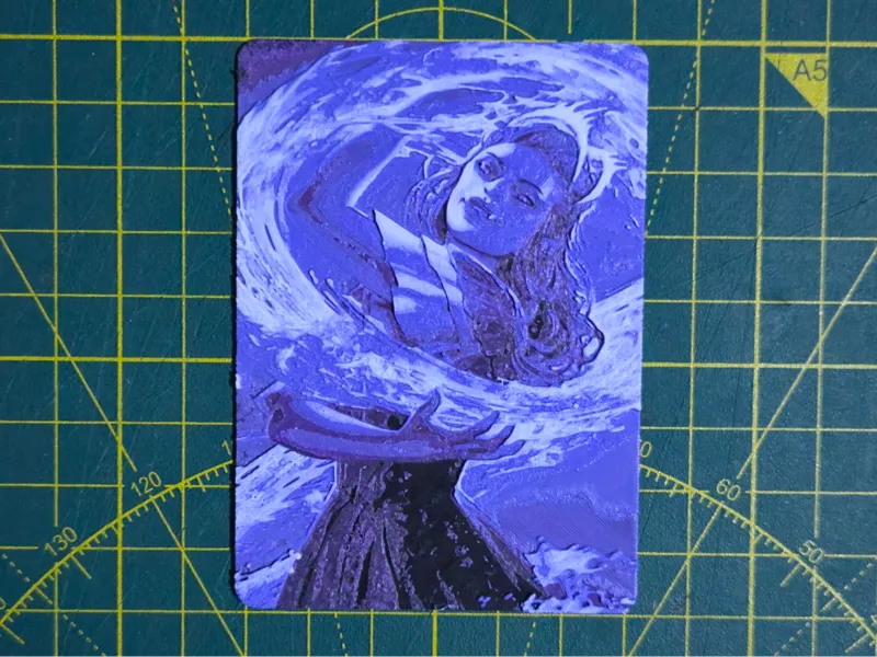 MTG Commander Deck Box Prismari Inlay HueForge