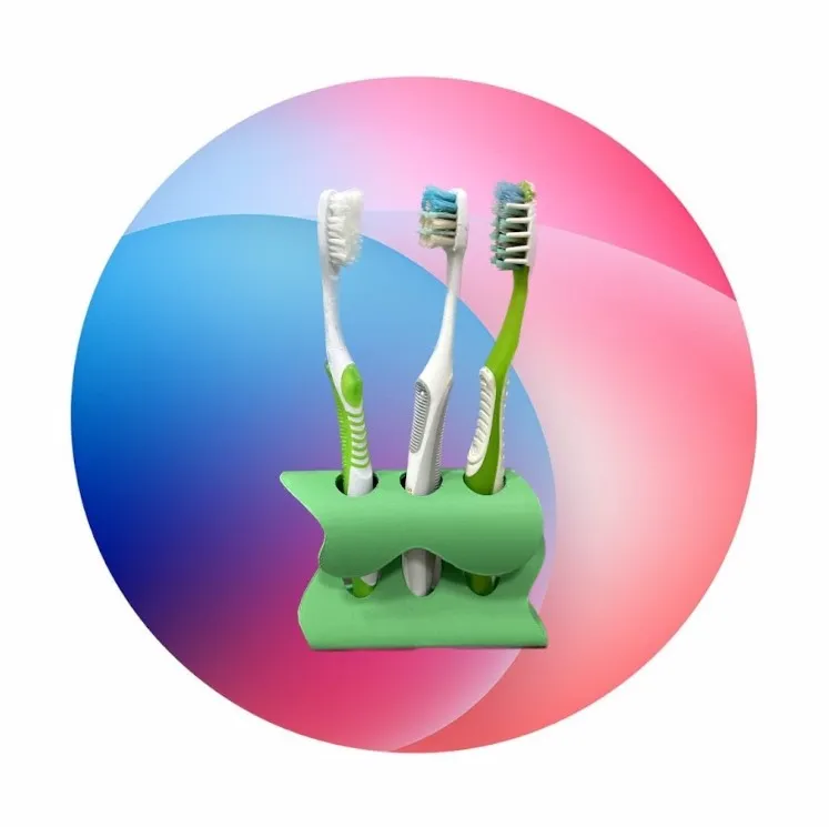 Blob Shaped Toothbrush Stand