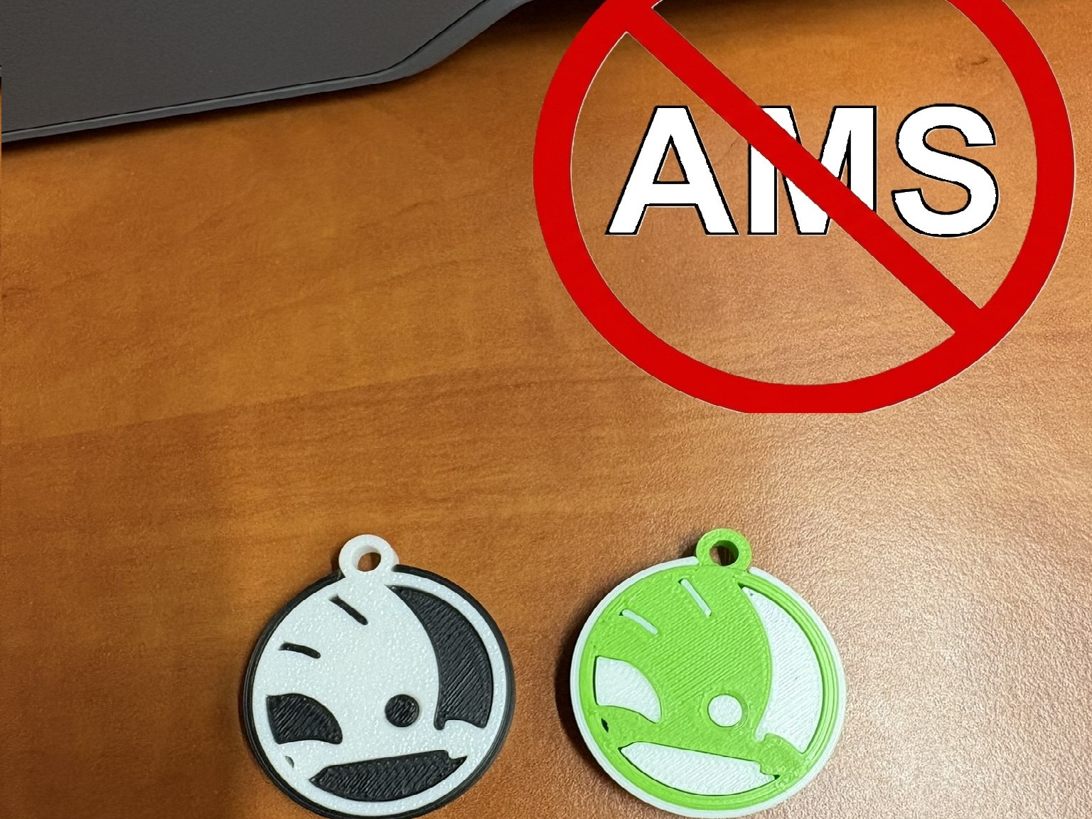 Skoda Logo with Box (Dual Color Keychain)