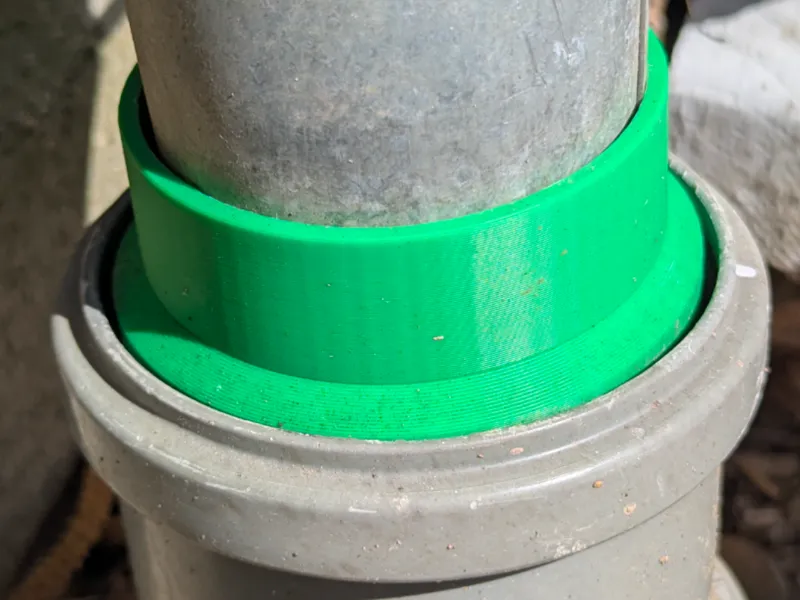Fallrohradapter 60/75