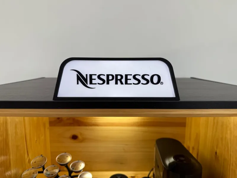 Nespresso LED Sign