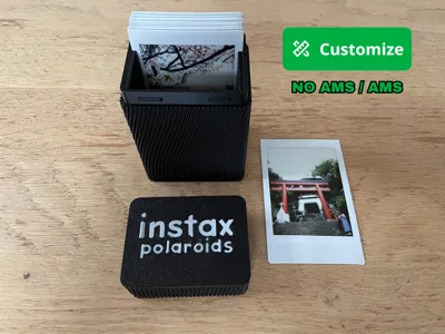 Polaroid Picture Storage Box 