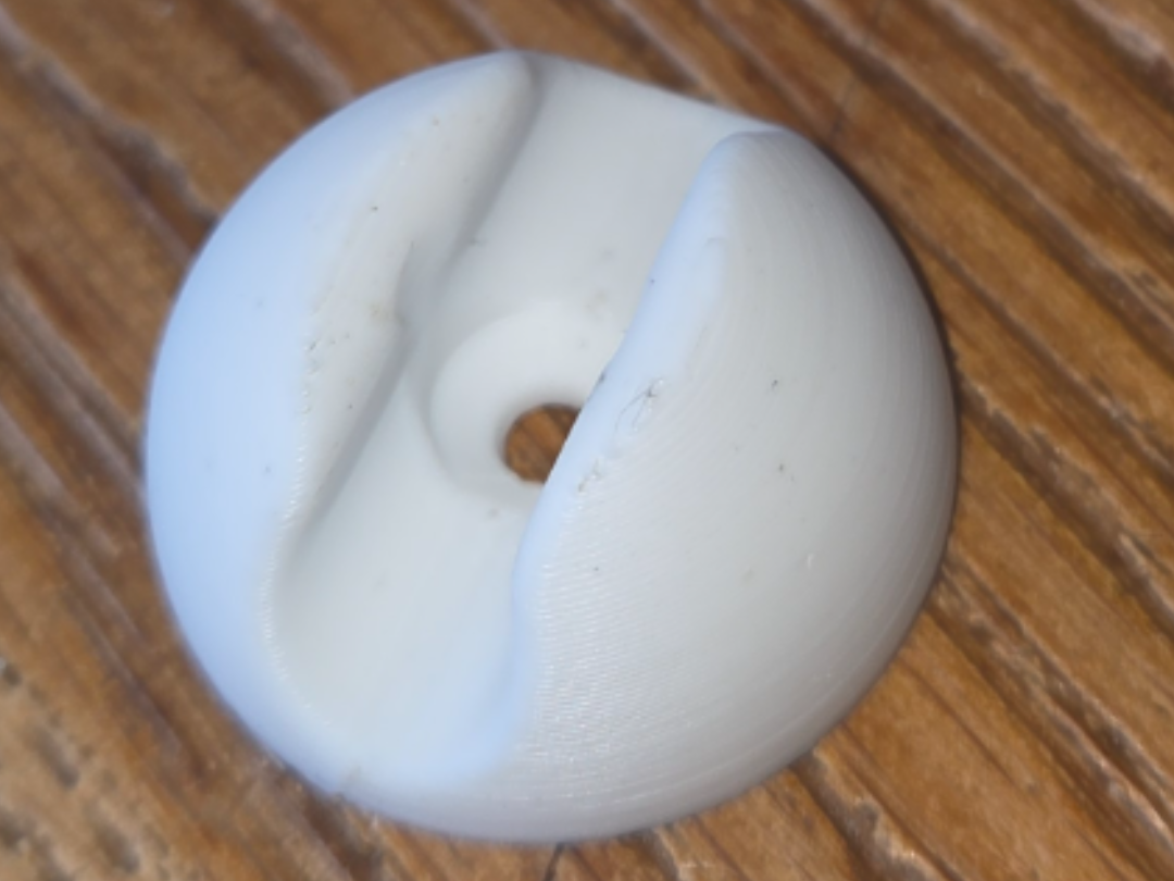 Paramatric round cable clip - Screw Mount