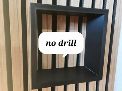 Cube shelf for acoustic panels