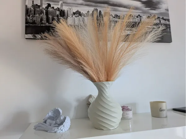 Vase en spirale