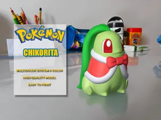Pokemon - Chikorita Christmas edition AMS