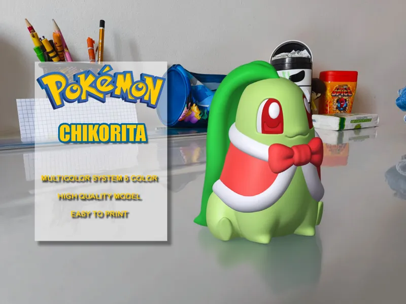 Pokemon - Chikorita Christmas edition AMS