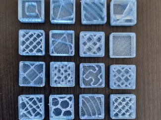 Infill Test Cubes