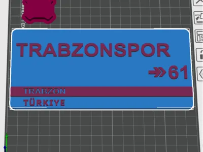 Trabzonspor Street Sign