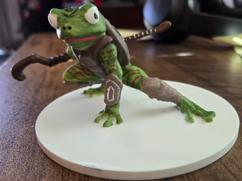 Bow Staff Warrior Frog