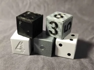 Unfolded Texturable Dice - D6