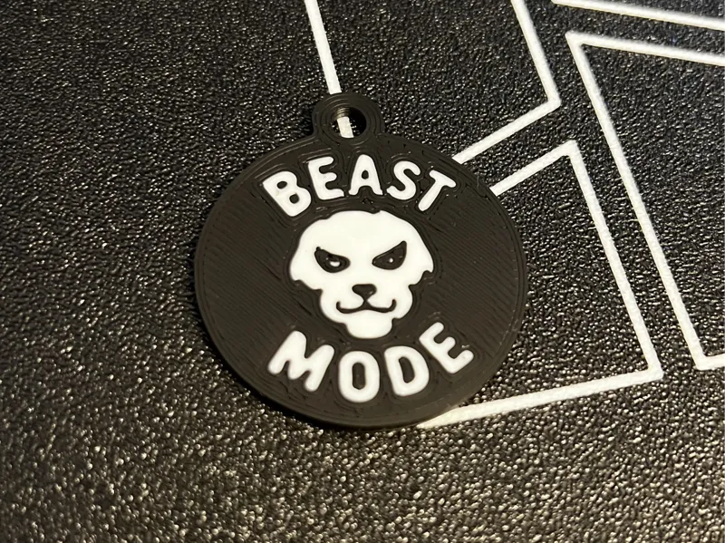beast mode key schlüsselanhänger