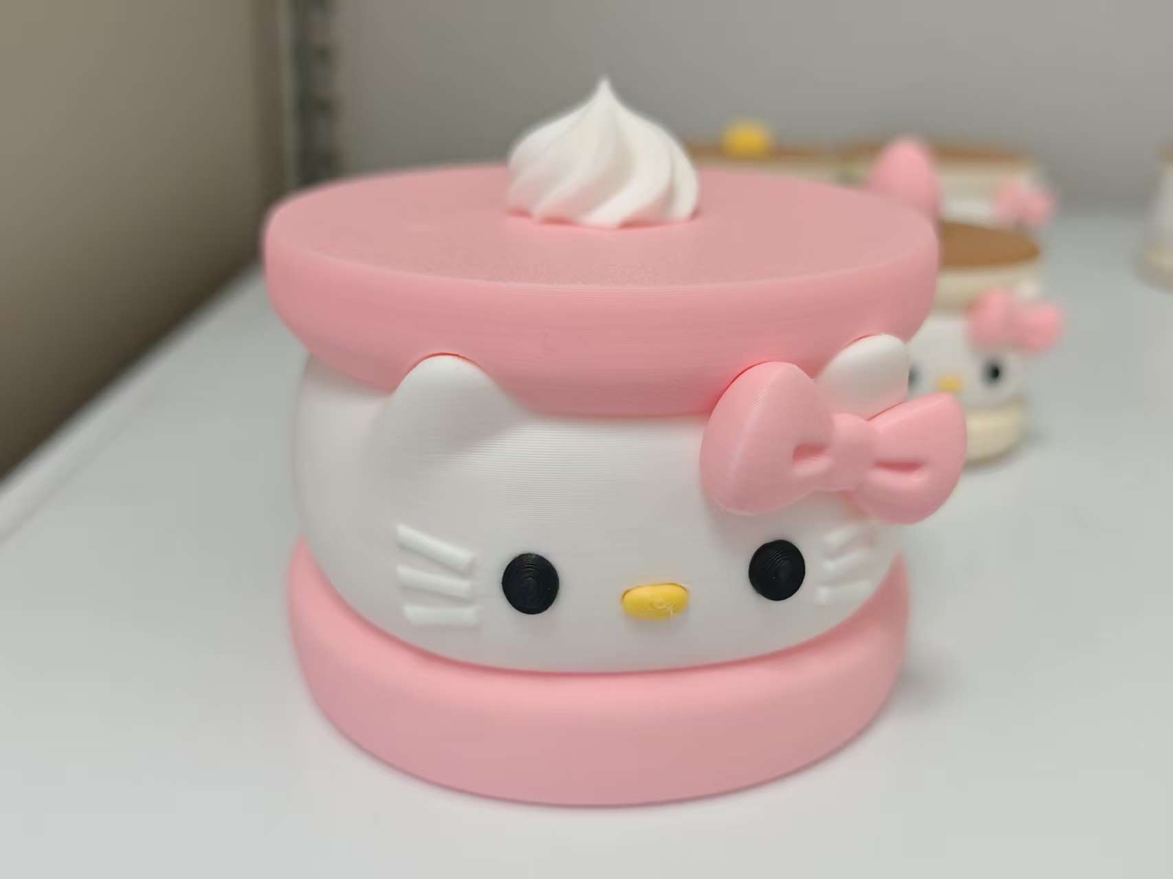 Miniatura 3 do modelo 3D Hello Kitty松饼收纳罐