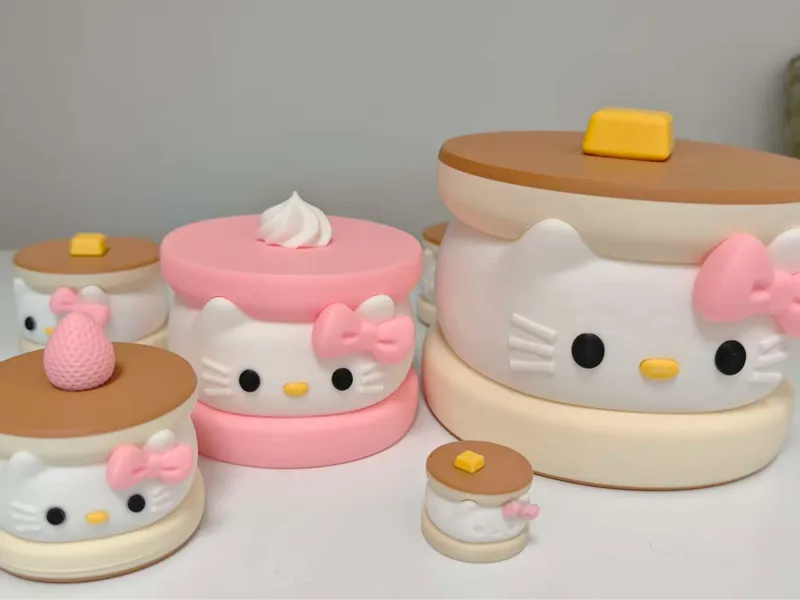 Hello Kitty松饼收纳罐