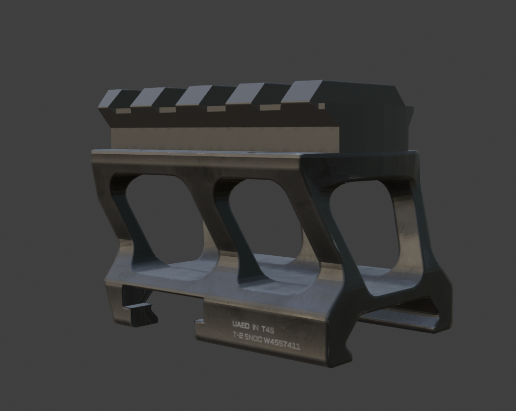 Miniatura 2 do modelo 3D 三角洲行动-微型瞄具增高架