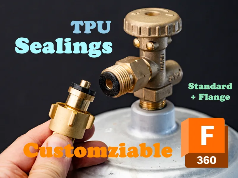 Sealing Rings Customizable Parametric!