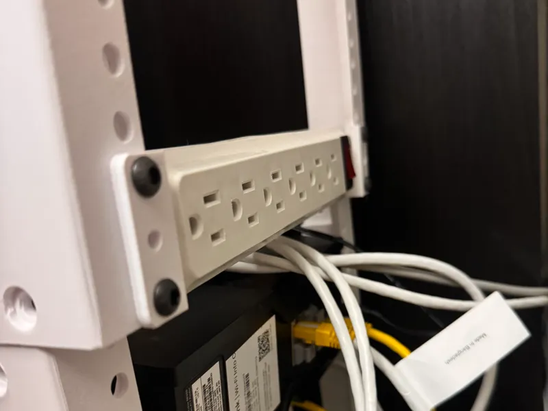 1U 10 inch rack mount for home depot power strip