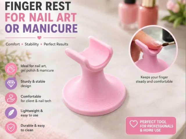 FINGER REST FOR NAIL ART