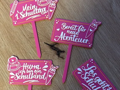 School Enrollment Decorative Pick Set