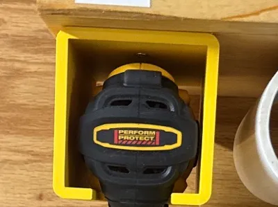 Dewalt DCD1007B Wall Hanging mount.