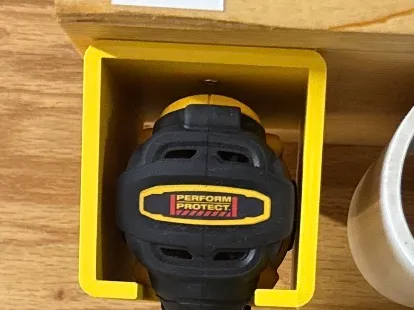 Dewalt DCD1007B Wall Hanging mount.