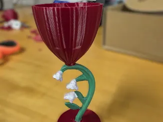 Bicchiere Floreale per shot o Vino