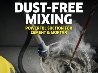 No more dust lung when mixing