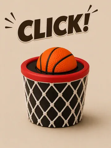 Objeto manipulable: Clickers Series - #16 Sport - Basket — vista de referencia 2